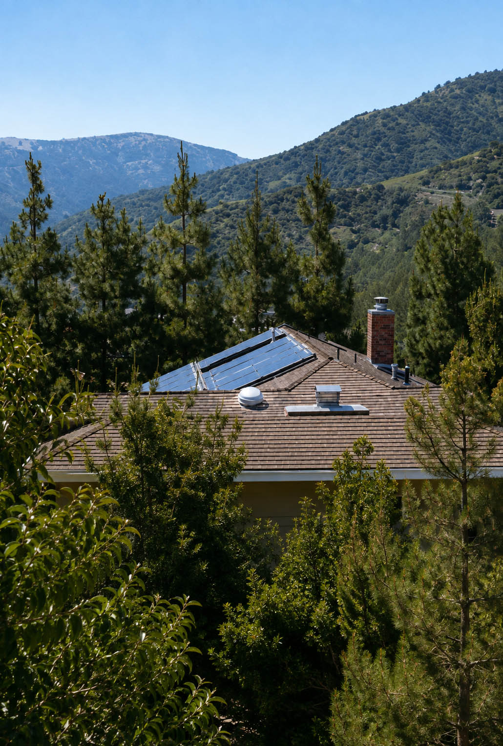 Residential solar hot water system